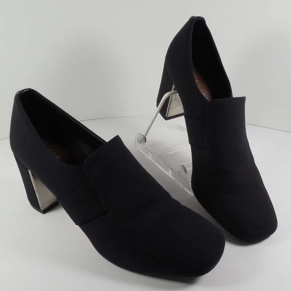 Donald Pliner Clem Mirror Heel Black Pump Size 7